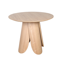 Table à manger moderne en bois à 4 places avec style classique Nouveau design Mobilier de salle à manger pour la maison Café de restaurant