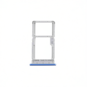 Bandeja para tarjeta SIM y micro SD Xiaomi para Redmi Note 8 Pro, azul, repuesto, material ABS - Product Image 2