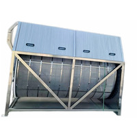 Boîte à cadre Type ouvert Aquaculture tambour rotatif filtre à tamis pour Ras système de pisciculture d'intérieur étang Koi prix d'usine