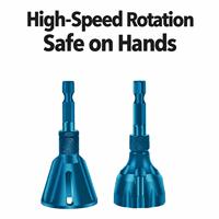 REALMAX Outer Circle Rose Reamer, ébavureur et chanfreineur d'acier pour bords de 45 degrés, filetage et débavureur de vis