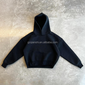 เสื้อฮู้ดดี้หรูหราสไตล์ Y2K 600 500gsm พรีเมียม หนานุ่ม สำหรับผู้ชาย ผ้าฝ้าย 100% คุณภาพสูง ทรงครอป จากผู้ผลิต - Product Image 2