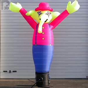 Promotion : Modèle gonflable géant publicitaire personnalisé avec logo, éléphant agitant les ailes, Sky Dancer, mascotte pour <span class=keywords><strong>club</strong></span> - Product Image 1