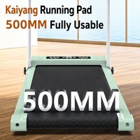 Tapis de marche électrique avec bande de 50 cm de large, moteur silencieux de 1,5 CV, guidon pliable, écran LED, pour la maison et le bureau