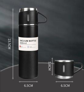 Produits Acheté Idées Nouveauté 3pcs Voyage Bouteille D'eau En Acier Inoxydable Cadeaux Personnalisés Ensembles Coopérer Articles Cadeaux - Product Image 6