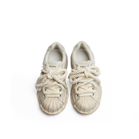 Sneakers personnalisées à semelle fondue, rehaussantes, souples, respirantes, en cuir véritable, unisexes, pour le sport et les loisirs