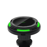 Chargeur de voiture sans fil magnétique 15W, support de chargeur de voiture installé dans la grille d'aération, support de téléphone pour iPhone