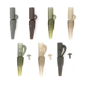Hirisi pêche à la <span class=keywords><strong>carpe</strong></span> sécurité <span class=keywords><strong>plomb</strong></span> Clips et queue en caoutchouc pour plates-formes de pêche à la <span class=keywords><strong>carpe</strong></span> M12 accessoires de pêche à la <span class=keywords><strong>carpe</strong></span> 12 ensembles par paquet - Product Image 2