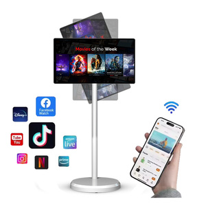 Factory Direct 21.5 Inch Smart Mobile <b>Tv</b> 64gb Touch Screen <b>Portable</b> 21.5" Inteligente Outdoor Televisions White Tablet <b>Tv</b> 21.5 I - Product Image 1