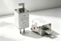 Fusible semi-conducteur haute vitesse XCFUSE 50H 51²x80mm 100A-800A 1250V AC 1000V DC 100kA Corps carré aR UR TUV pour onduleur et convertisseur