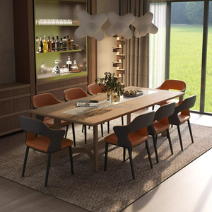 Most Popular Modern Minimalist Leather <b>Dining</b> <b>Chair</b> for Restaurant Hotel Villa & Apartment Use-Eco-Friendly & Durable - Product Image 6