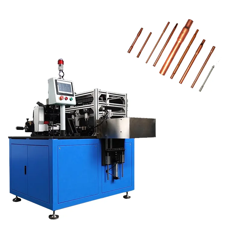 Good Price Automatic Feeding Copper Aluminum Tube End Chamfering and Expanding Forming Machine
