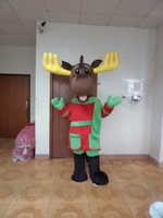 Costumes de mascotte en peluche en forme de renne pour adultes, pour les fêtes de Noël Blue Sky