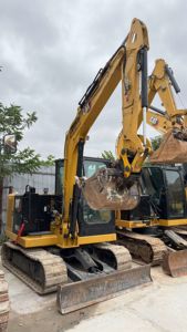 Mini-excavatrice de 5,6 tonnes pour l'aménagement paysager des jardins, avec auvent, mini-pelle diesel, engin de construction - Product Image 3