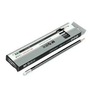 Lápiz M&G HB AWP30801, paquete de 12, lápiz de escritura para oficina y escuela con borrador, núcleo de madera hexagonal - Product Image 3
