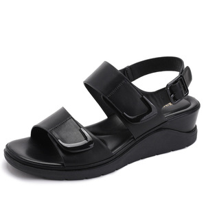 <strong>Velcro</strong> One-string Wedge Heel Sandals <strong>for</strong> Lady <strong>Shoes</strong> - Product Image 5