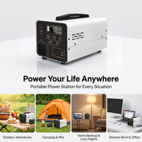 Estación de Energía Portátil, Inversor de Corriente Portátil, Generador Portátil, Banco de Energía Portátil para Teléfono, Banco de Energía Portátil de 100000 mAh