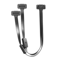 Cable Divisor OBD 2 de 16 Pines Macho a 2 Hembras, Cable en Y OBD, Lector de Códigos con Garantía de 1 Año