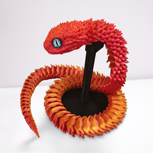 Serpent Articulé Imprimé en 3D de Haute Qualité, Jouet Animal Vipère Mobile 30/45/60cm pour Services de Prototypage Rapide et Usinage - Product Image 3