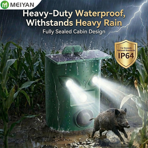 Ahuyentador ultrasónico de animales de alta potencia de 5W, alimentado por energía solar, para cerdos silvestres, jabalíes y ciervos, para uso en granjas y fábricas, molde privado - Product Image 4