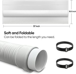 Copertura per Tubo del Condizionatore d'Aria Portatile, Rivestimento Isolante per Tubo AC, Facile Installazione - Product Image 6