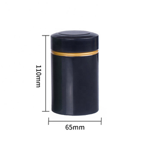 Trà tin lưu trữ hộp tròn hình kín Jar Lon Kim Loại Cà Phê Trà Trà sắt hộp tinplate container cho món quà rỗng tin trường hợp - Product Image 2