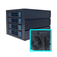 Vendite calde 4 Bay Hot Swap custodia per unità disco rigido custodia per gabbia posizioni unità ottica 6g 12g scatola del modulo