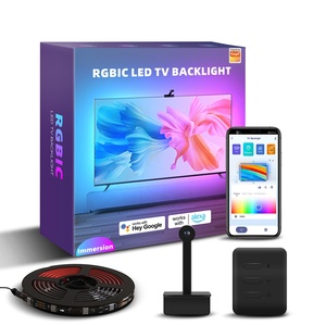 Alexa Google điều khiển bằng giọng nói thông minh ngâm 12V 45-65 inch TV LED dải rgbic môi trường xung quanh âm nhạc đồng bộ Wi-Fi đèn nền với máy ảnh - Product Image 1