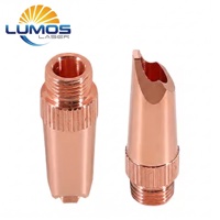 Buse de torche de soudage laser robuste en cuivre pur Qilin Type B M10 pour lettres de signalisation publicitaire en métal
