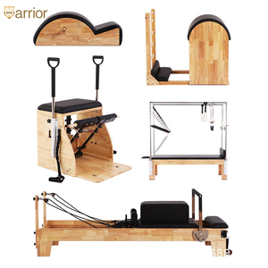 Ensemble de Reformer en bois avec Chaise, Reformer Cadillac, Ladder Barrel, Cadillac, Trapeze et Correcteur - Product Image 1