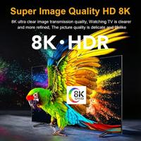 Boîtier Smart TV Octa Core Android 14 pour Streaming Internet OTT Lecture Fluide 8K 1G 3G 6G 12G