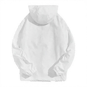 Chaqueta Cortavientos Personalizada al por Mayor 2026 para Hombre, Talla Grande, con Media Cremallera, Cómoda para Actividades al Aire Libre, Impermeable, con Capucha - Product Image 4