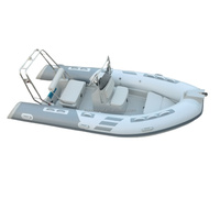 Bateau pneumatique sportif Huixin certifié CE RIB480 en fibre de verre, pour la pêche, capacité 6 personnes, 60 CV, réservoir de carburant 60 L, à vendre