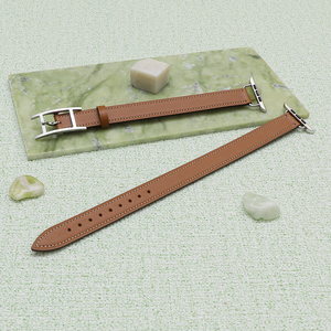 <span class=keywords><strong>Bracelet</strong></span> double tour en <span class=keywords><strong>cuir</strong></span> véritable pour <span class=keywords><strong>Apple</strong></span> <span class=keywords><strong>Watch</strong></span> <span class=keywords><strong>Ultra</strong></span> 3, 45 mm, 49 mm - Product Image 2