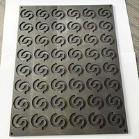 Plaques de déflecteur en graphite anode à prix compétitif personnalisées