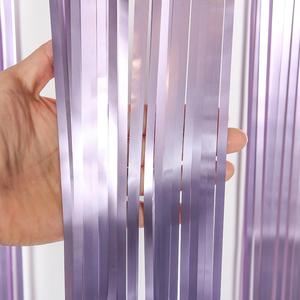 Décoration de <span class=keywords><strong>fête</strong></span> en gros, toile de fond, franges en paillettes, <span class=keywords><strong>rideau</strong></span> métallique mat - Product Image 4