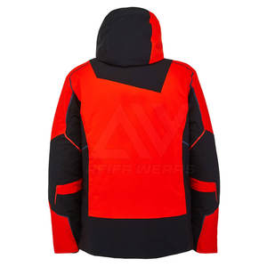 Chaqueta deportiva cortavientos de calle alta de invierno de MOQ bajo, chaqueta de lluvia de montaña impermeable con cuello levantado y capucha Unisex 2024 - Product Image 3