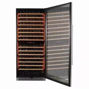 Refrigeratore vino vino elettronico personalizzato zona singola refrigeratore vino rosso 500L frigo