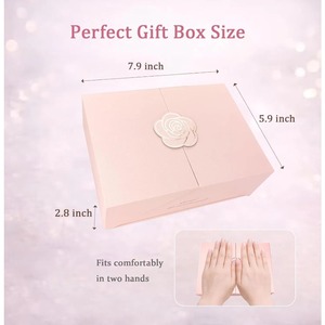 Reusable closed magnetic gift <b>box</b>, suitable for birthdays, <b>weddings</b>, and bridesmaid proposals. Romantic gifts can be customized - Product Image 4