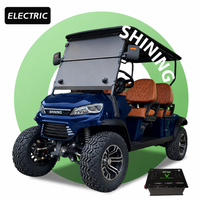 Carrito de Golf Eléctrico Shininglsv de 72V con Batería de Litio para 4 Pasajeros y Freno Electromagnético