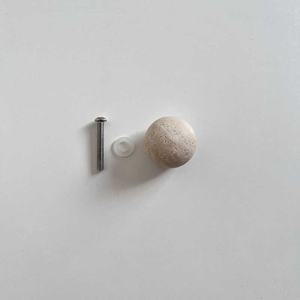 SAIDKOCC Luxury Marble Stone Sphere D4cm/6cm Calacatta Viola Door &amp; Drawer Furniture Handle Vintage <strong>Knob</strong> for Home Decor - Product Image 6