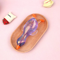 Aurora Duck Squishy Glitter Big Goose Slow Relief Stress Relief Toy Wholesale