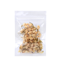 Sachet refermable transparent en plastique avec fermeture éclair pour bonbons, aliments, sushis, gelée pour animaux, conserves et serpentins.