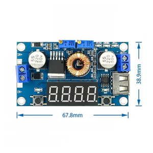 5A XL4015 แรงดันไฟฟ้าคงที่และกระแสไฟคงที่ โมดูลจ่ายไฟแบบสเต็ปดาวน์ จอแสดงผลแรงดันไฟฟ้าและกระแสไฟ แบตเตอรี่ลิเธียมขับเคลื่อนด้วยไฟ LED - Product Image 2