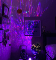Projecteur USB de galaxie étoilé, produit l'image d'un ciel étoilé, de la lune, d'une étoile verte, avec télécommande, idéal pour la chambre d'un enfant, nouveau modèle