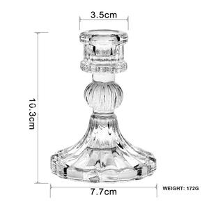 Chandelier en verre européen 10,3 cm, design conique, résistant à la chaleur, décoration d'intérieur, cadeau - Product Image 1