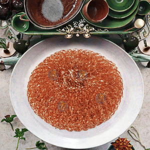 <span class=keywords><strong>JNKA</strong></span> Cuisine Ménage Maille Plate Autre Matériel Récureur de Fil Lavage Boule de Nettoyage Éponges Tampons à Récurer Modèle - Product Image 3