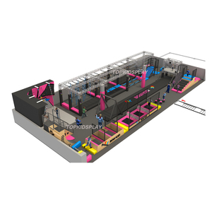 Người lớn trong nhà sân chơi Thiết bị Mỹ phiêu lưu trở ngại khóa học NINJA CHIẾN BINH với leo tường - Product Image 1