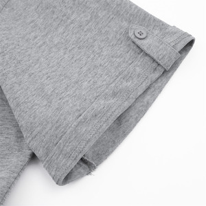 Mùa hè Cơ Bản Màu trống T-Shirt Ming Bộ sưu tập dòng nối ngắn tay T-Shirt cho nam giới - Product Image 5