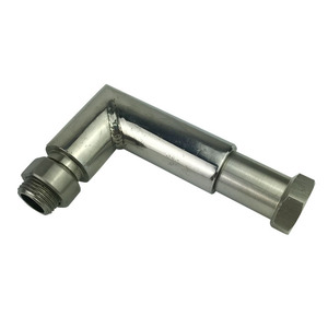 Adaptador de Conector de Extensión de 90 Grados M18x1.5, Accionamiento de 1/2 Pulgada, Acero Inoxidable, Herramienta de Reparación Automotriz - Product Image 1