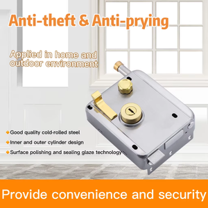 Chất Lượng Cao Bên Ngoài Chống Trộm Mạ Kẽm Thép Không Gỉ 201 Bao Phủ Xi Lanh Chốt Cửa Khóa Với Key Hoạt Động Rim Khóa - Product Image 5